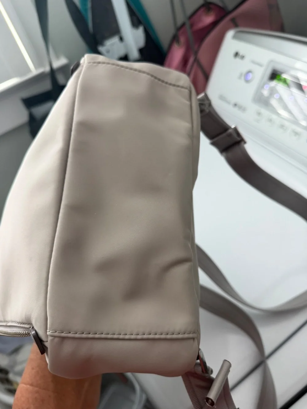 Kate Spade Gray Nylon backpack